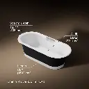 Kohler 29326-P5B0-0 Volute Oval 63 W Base