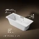 Kohler 29328-0-0 Volute Rect 63 W Base