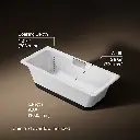 Kohler 29328-0B7-0 Volute Rect 63 W Base