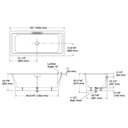 Kohler 29328-0B7-0 Volute Rect 63 W Base