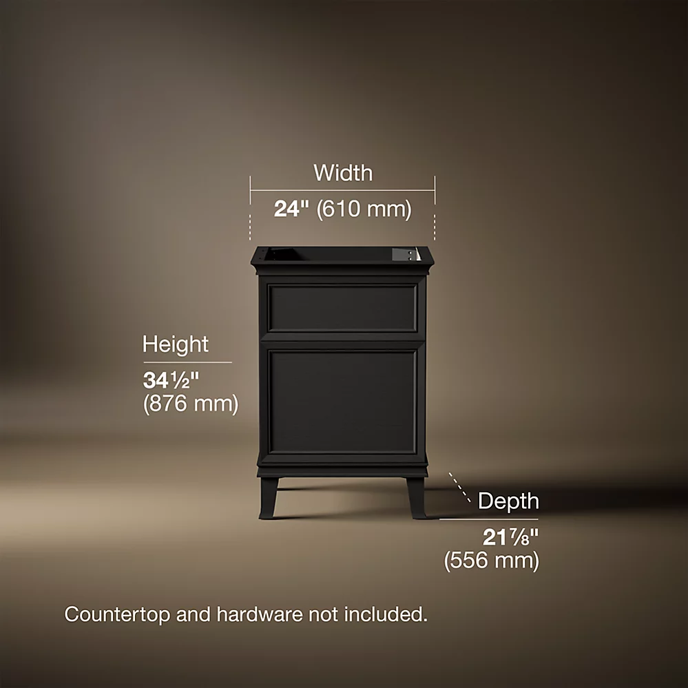Kohler 29469-BWK Artifacts 24 Vanity