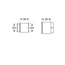 Grohe 46238000 Universal 1-3/16 Extension Set Chrome 1