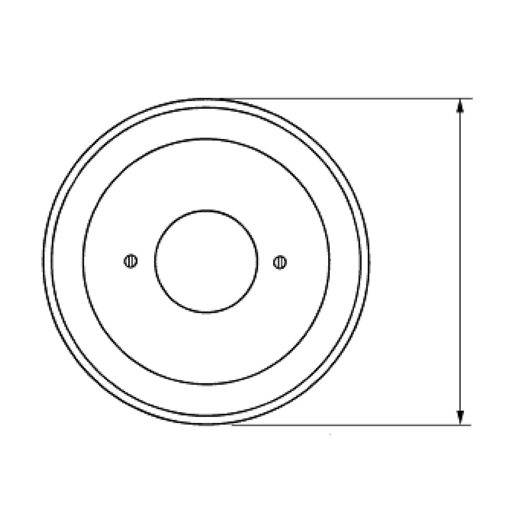 Grohe 47170000 Universal 7 Escutcheon Chrome 1