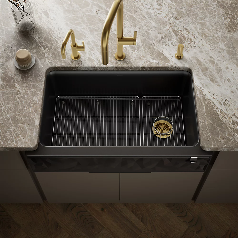 Kohler 29825-CM1 Cairn 1 Basin 36 Faceted Decor Aprn