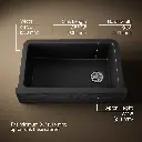Kohler 29825-CM1 Cairn 1 Basin 36 Faceted Decor Aprn