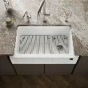 Kohler 29825-CM6 Cairn 1 Basin 36 Faceted Decor Aprn
