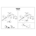 Grohe 47740000 Universal Shut Off Valve Handle Chrome 1