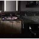 Kohler 30334-DM2-0 Dutchmaster Midnight Floral Rect Lav