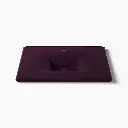 Kohler 3049-1-PLM Iron/Impressions Ci Itb, 31 In, 1-Hole