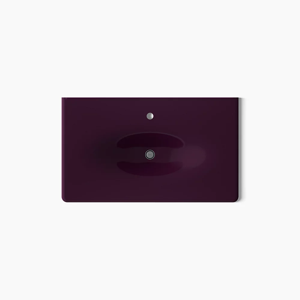 Kohler 3051-1-PLM Iron/Impressions Ci Itb, 37 In, 1-Hole