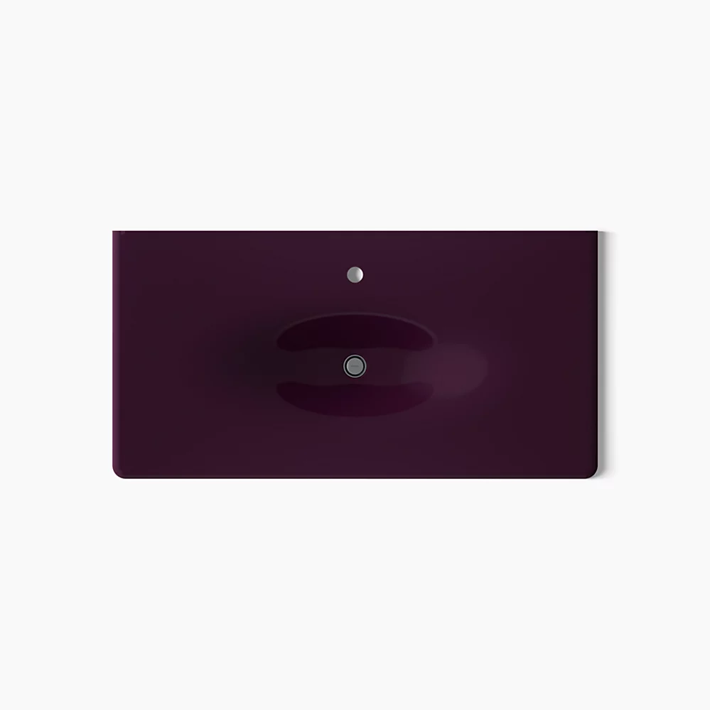 Kohler 3052-1-PLM Iron/Impressions Ci Itb, 43 In, 1-Hole