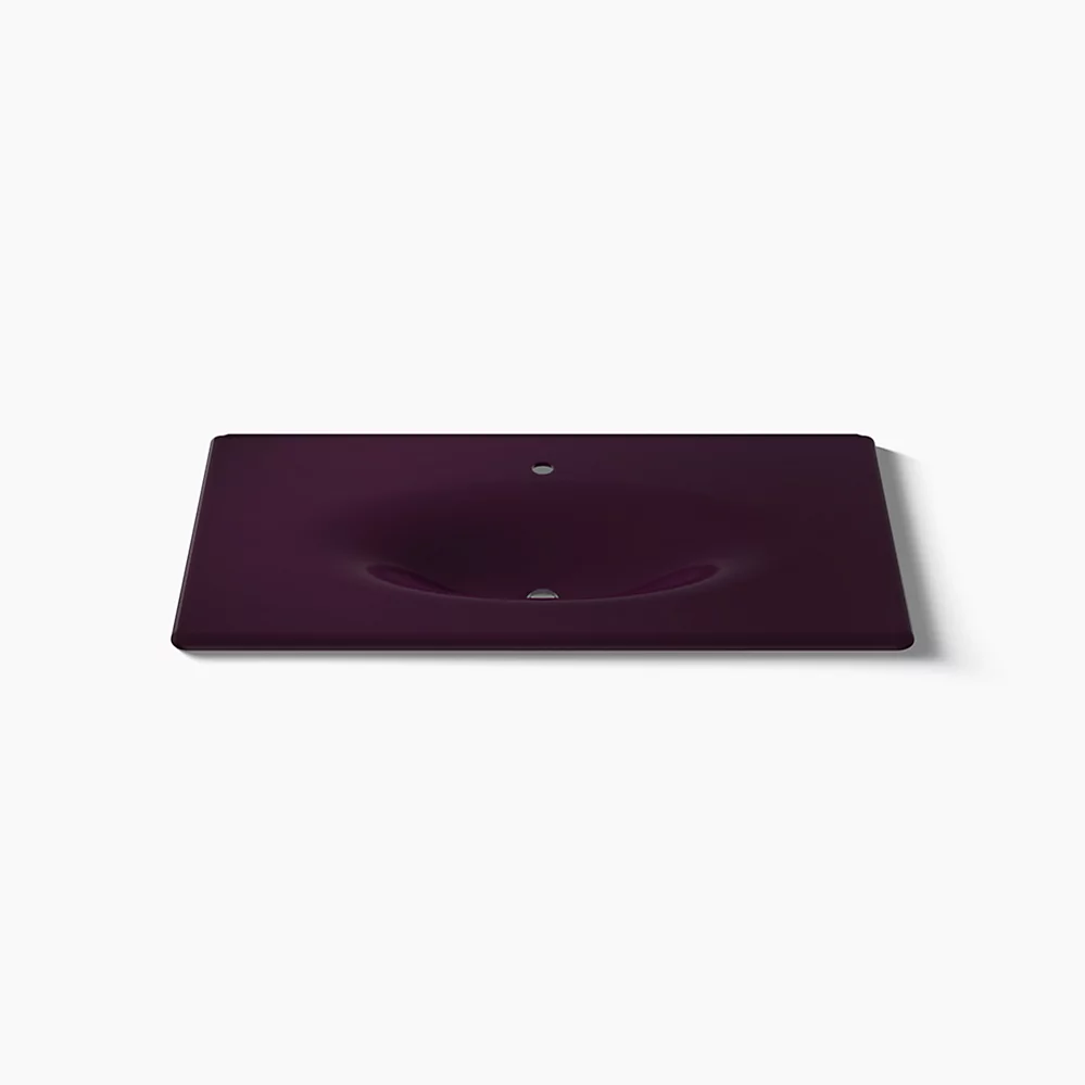 Kohler 3052-1-PLM Iron/Impressions Ci Itb, 43 In, 1-Hole