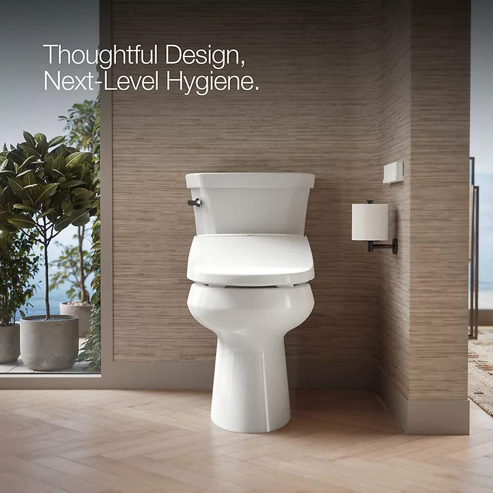 Kohler 30804-0 Purewash E880 Bidet Seat Round