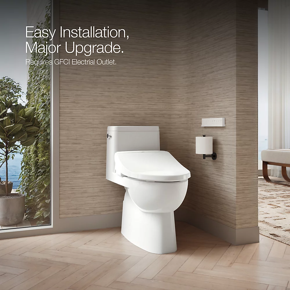 Kohler 30805-0 Purewash E880 Bidet Seat Elongated