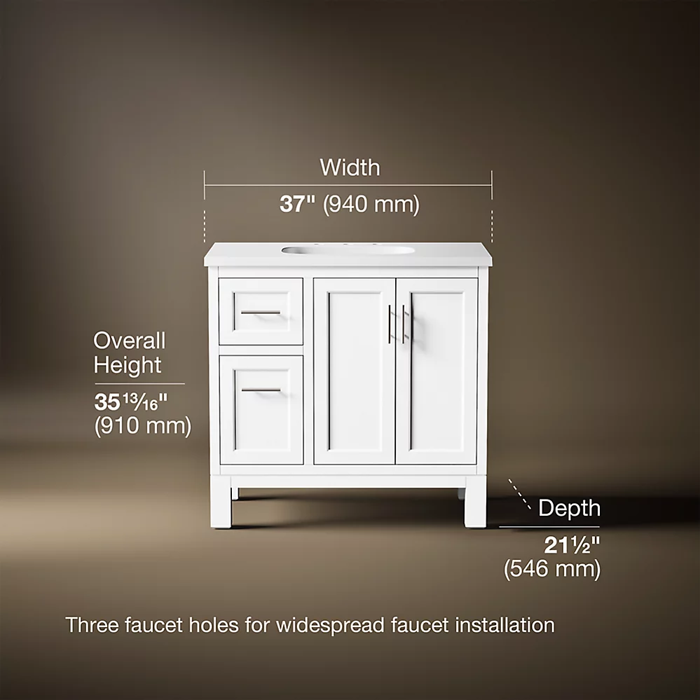 Kohler 31244-ASB-0 Quo Vanity 36 Inches