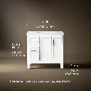 Kohler 31244-ASB-0 Quo Vanity 36 Inches