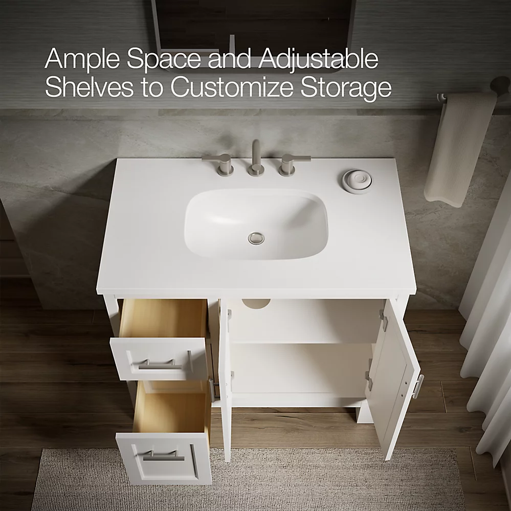 Kohler 31244-ASB-0 Quo Vanity 36 Inches