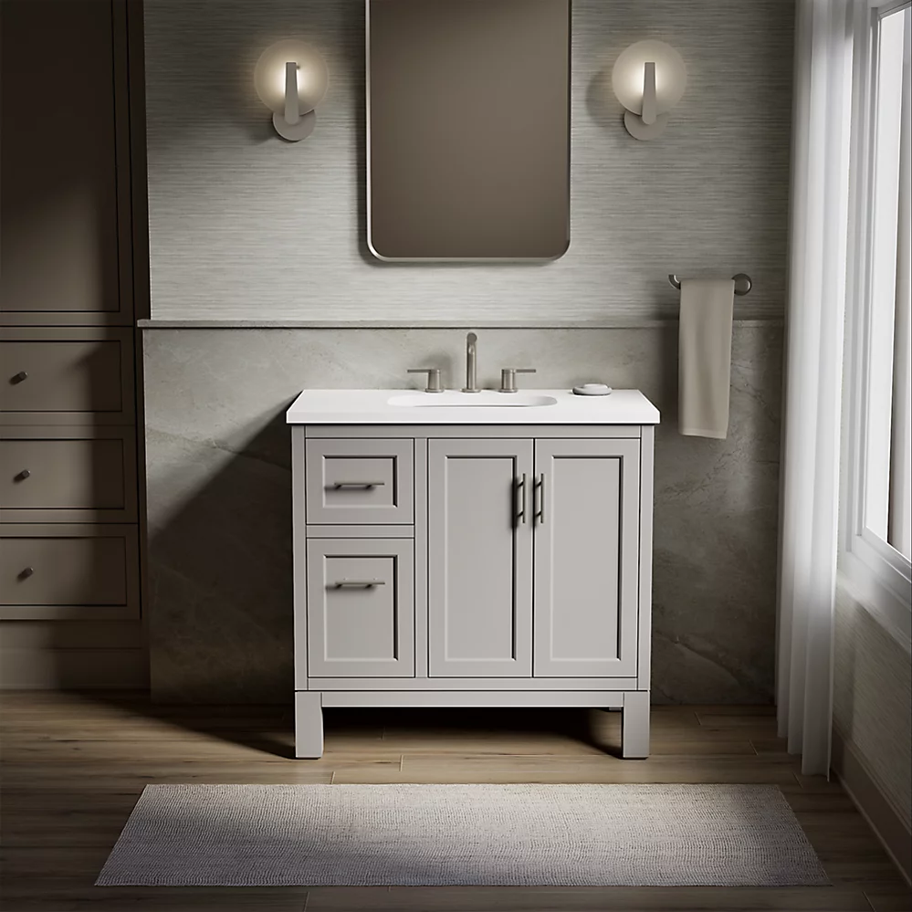 Kohler 31244-ASB-1WT Quo Vanity 36 Inches