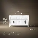 Kohler 31246-ASB-0 Quo Vanity 60 Inches