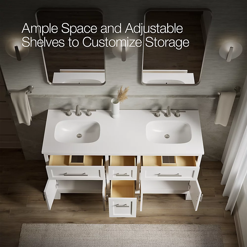 Kohler 31246-ASB-0 Quo Vanity 60 Inches