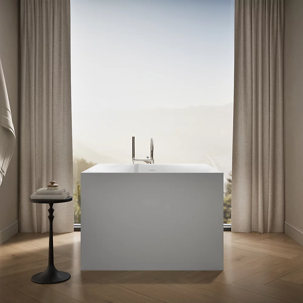 Kohler 31404-HW1 Stillness Soak Freestanding Bath