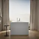 Kohler 31404-HW1 Stillness Soak Freestanding Bath