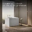 Kohler 31404-HW1 Stillness Soak Freestanding Bath