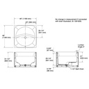 Kohler 31404-HW1 Stillness Soak Freestanding Bath