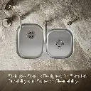 Kohler 3150-NA Undertone Dbl Lg/Med Ss Sink, Rh
