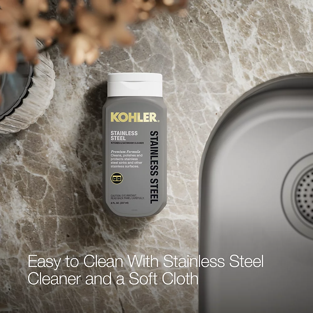 Kohler 3150-NA Undertone Dbl Lg/Med Ss Sink, Rh