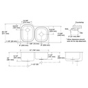 Kohler 3150-NA Undertone Dbl Lg/Med Ss Sink, Rh