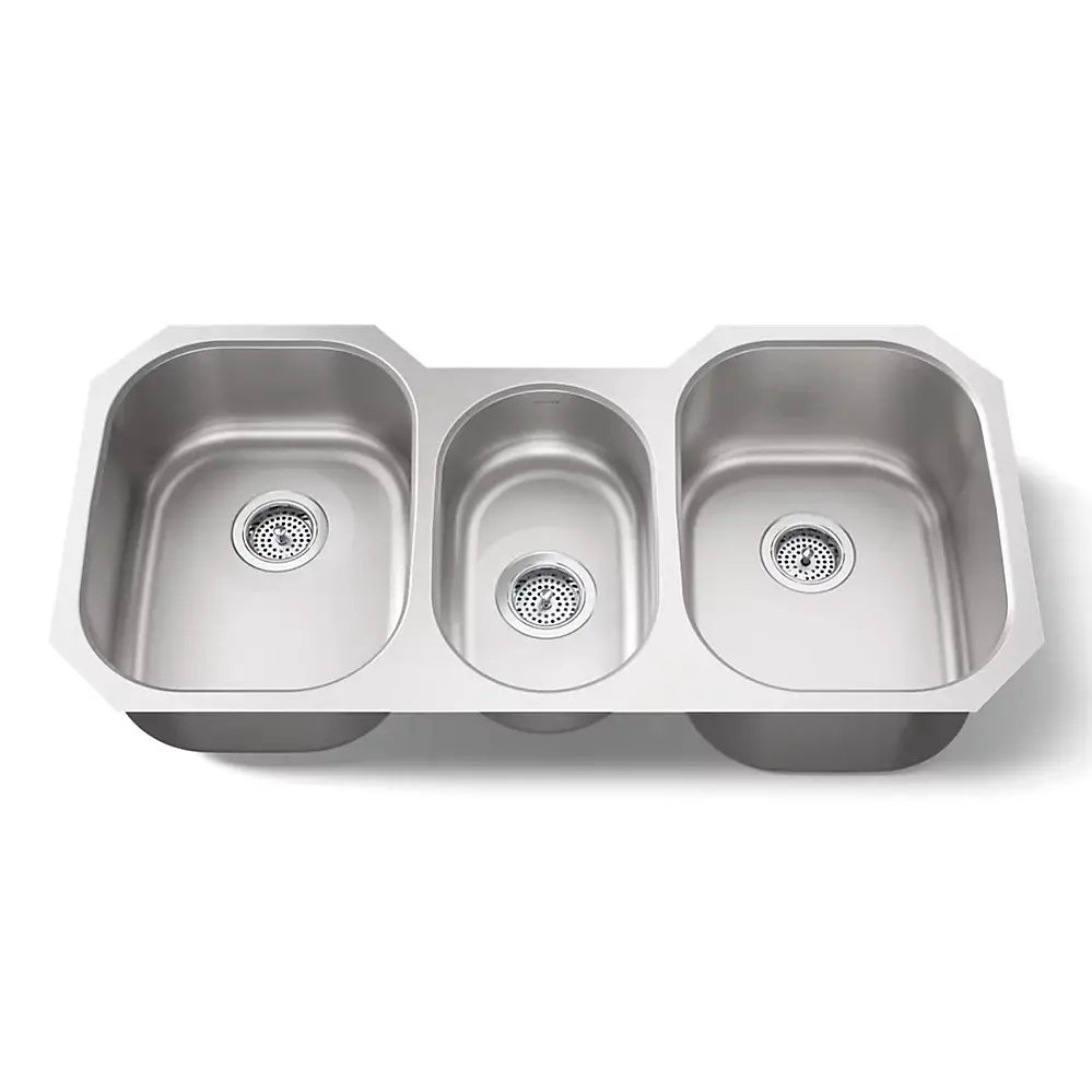 Kohler 3166-NA Undertone Triple Ss Sink, Rh