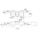 Kohler 3166-NA Undertone Triple Ss Sink, Rh