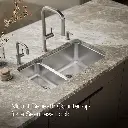 Kohler 3174-L-NA Undertone Hi/Low Ss Sink, Lh