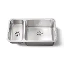 Kohler 3174-L-NA Undertone Hi/Low Ss Sink, Lh