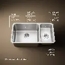 Kohler 3174-NA Undertone Hi/Low Ss Sink, Rh
