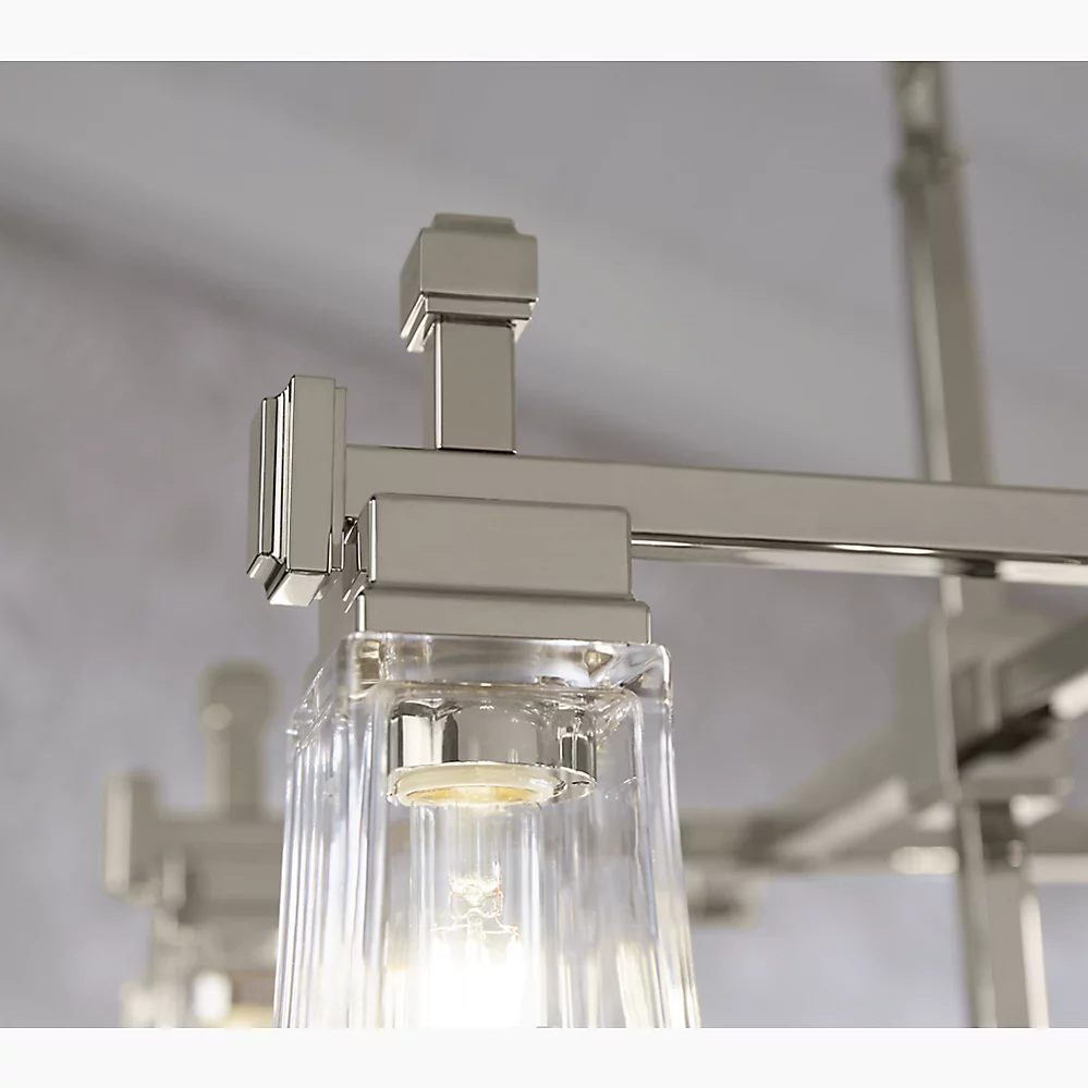 Kohler 31759-CH08-SNL Riff 8 Light Chandelier