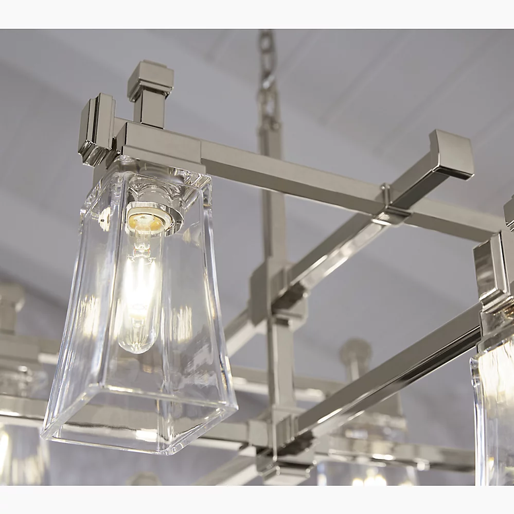 Kohler 31759-CH08-SNL Riff 8 Light Chandelier
