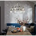 Kohler 31759-CH08-SNL Riff 8 Light Chandelier