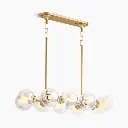 Kohler 31766-CH10-2GL Bellera 10 Light Linear Chandelier