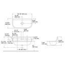 Kohler 3200-0 Brockway 3' Wash Sink