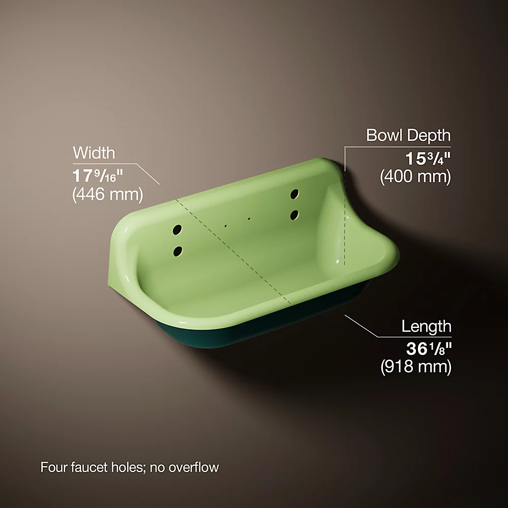 Kohler 3200-PAT-34 Brockway 3' Wash Sink