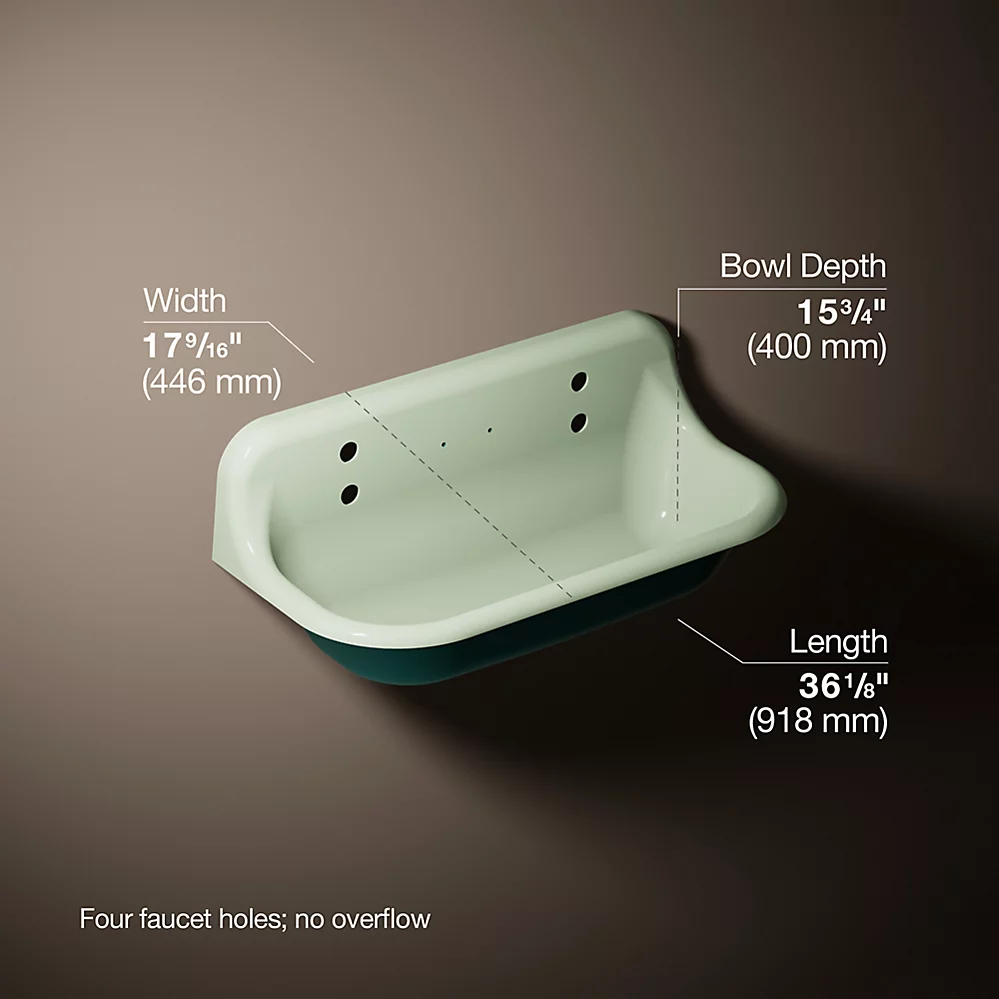 Kohler 3200-PAT-42 Brockway 3' Wash Sink