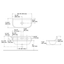 Kohler 3200-PSG-0 Brockway 3' Wash Sink