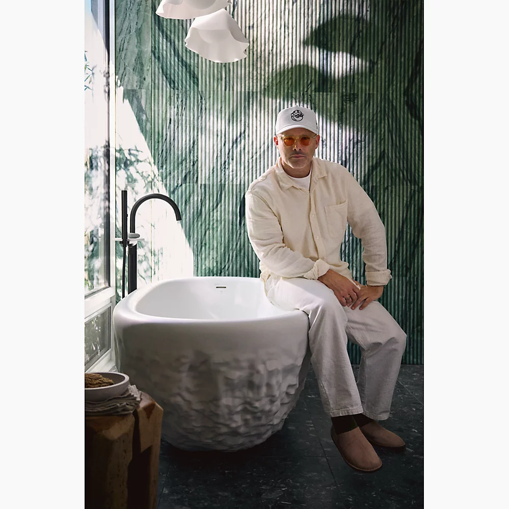 Kohler 32131-HW1 Landshapes Freestanding Bath