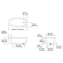 Kohler 32131-HW1 Landshapes Freestanding Bath