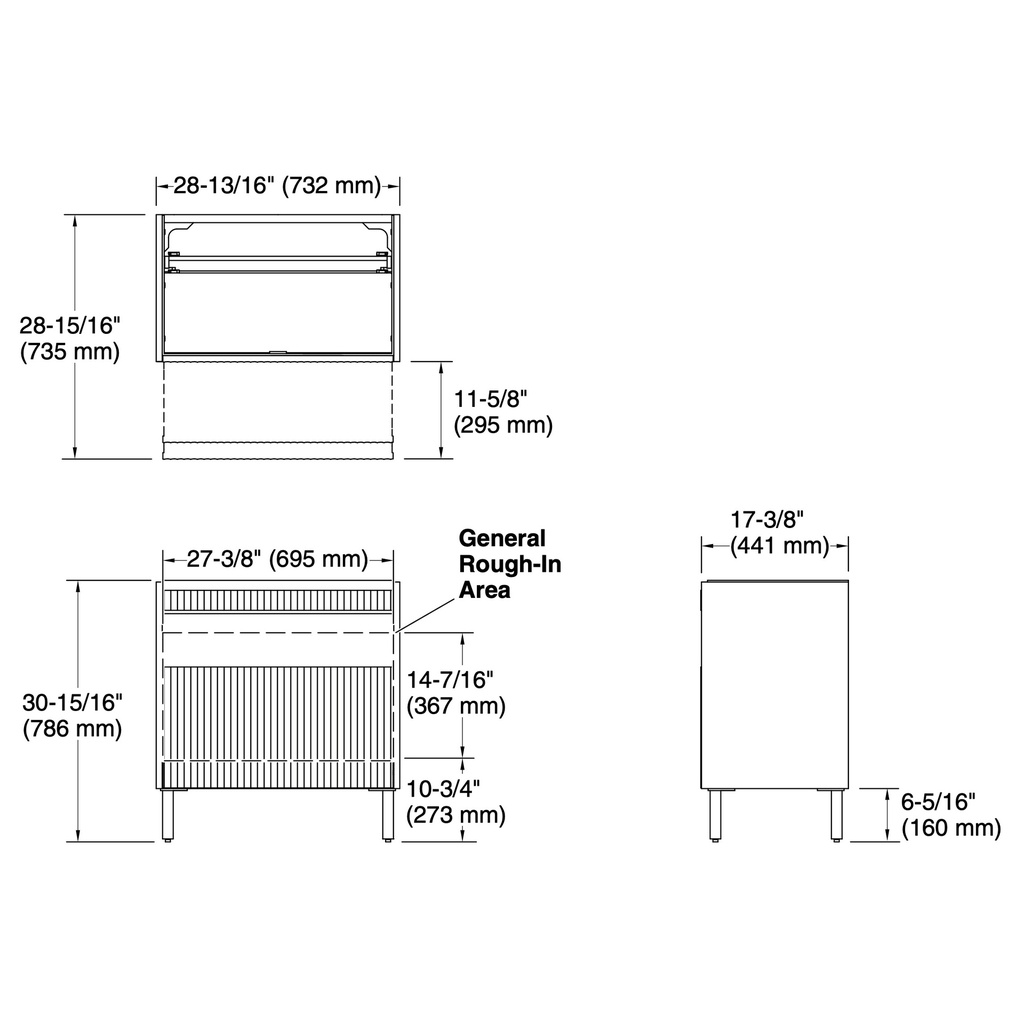 Kohler 32162-DKS Spacity Vanity 30