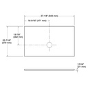 Kohler 32308-HEL Landshapes 36 Top