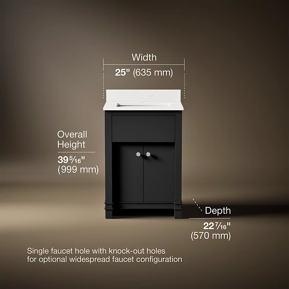 Kohler 33264-DWG 24 Alouette Vanity Set
