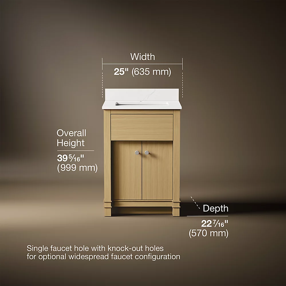 Kohler 33264-WEK 24 Alouette Vanity Set